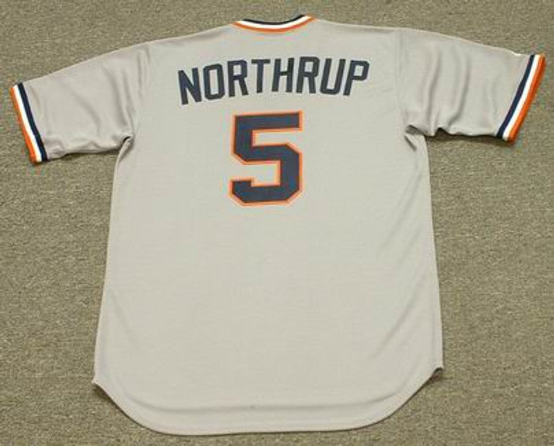Jim Northrup Detroit Tigers 1972 Cooperstown Throwback Away Baseball Stitched Jersey | CTJS1672