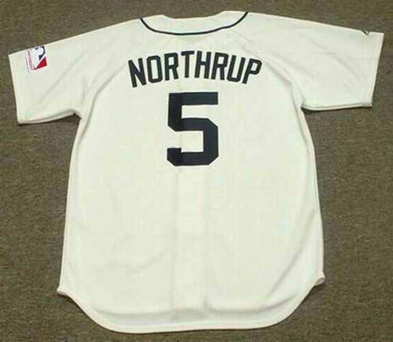 Jim Northrup Detroit Tigers 1969 Home Throwback Baseball Stitched Jersey | CTJS1674