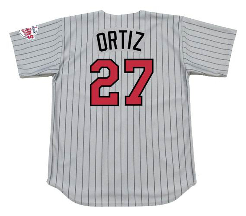 David Ortiz Minnesota Twins 2002 Throwback Away Baseball Stitched Jersey | CTJS2341