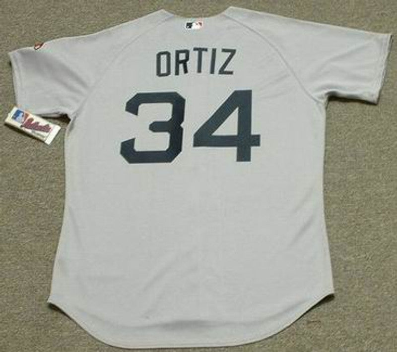David Ortiz Boston Red Sox 2010 Authentic Throwback Baseball Stitched Jersey | CTJS2345
