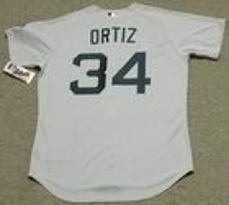 David Ortiz Boston Red Sox 2010 Authentic Throwback Baseball Stitched Jersey | CTJS2345