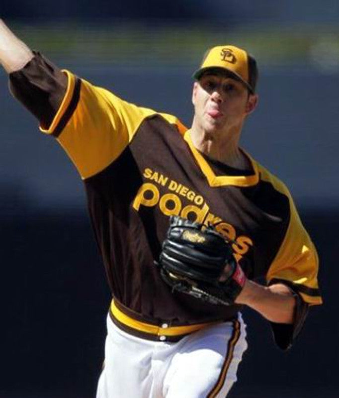 Jake Peavy San Diego Padres 1978 Away Baseball Throwback Stitched Jersey | CTJS1794