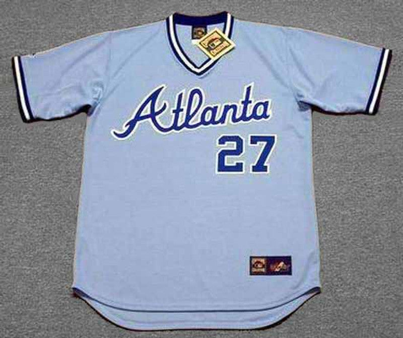 Pascual Perez Atlanta Braves 1983 Away Throwback Baseball Stitched Jersey | CTJS0872