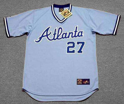 Pascual Perez Atlanta Braves 1983 Away Throwback Baseball Stitched Jersey | CTJS0872
