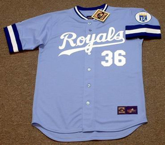 Gaylord Perry Kansas City Royals 1983 Cooperstown Away Baseball Stitched Jersey | CTJS1999