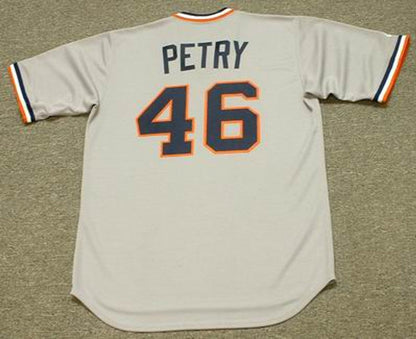 Dan Petry Detroit Tigers 1984 Cooperstown Throwback Away Baseball Stitched Jersey | CTJS2447