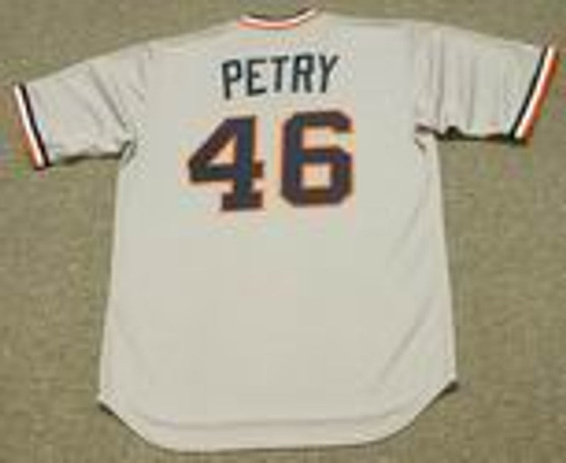 Dan Petry Detroit Tigers 1984 Cooperstown Throwback Away Baseball Stitched Jersey | CTJS2447