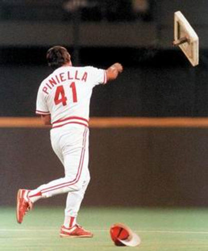 Lou Piniella Cincinnati Reds 1990 Cooperstown Home Baseball Stitched Jersey | CTJS1219
