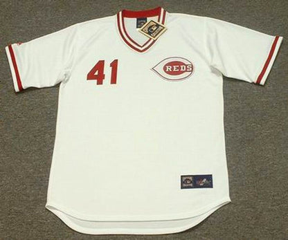 Lou Piniella Cincinnati Reds 1990 Cooperstown Home Baseball Stitched Jersey | CTJS1219