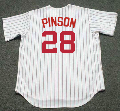 Vada Pinson Cincinnati Reds 1967 Home Baseball Stitched Baseball Jersey | CTJS0125