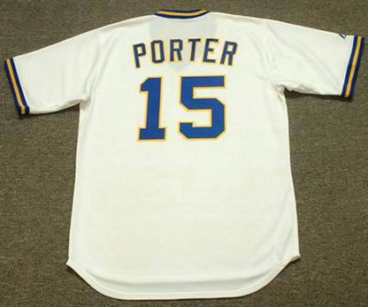 Darrell Porter Milwaukee Brewers 1975 Home Throwback Baseball Stitched Jersey | CTJS2428