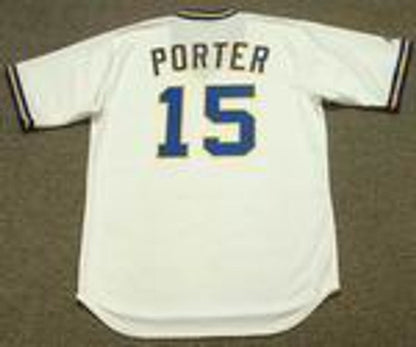 Darrell Porter Milwaukee Brewers 1975 Home Throwback Baseball Stitched Jersey | CTJS2428