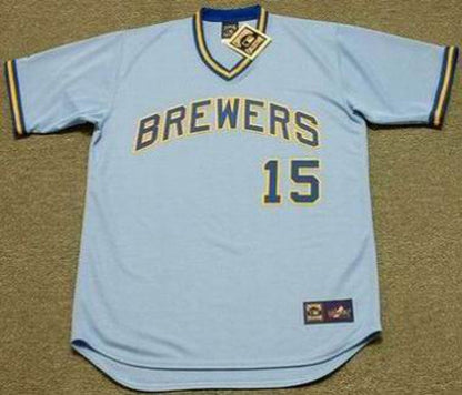 Darrell Porter Milwaukee Brewers 1975 Away Throwback Baseball Stitched Jersey | CTJS2429