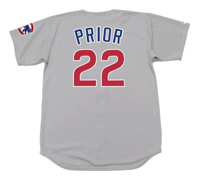 Mark Prior Chicago Cubs 2003 Throwback Away Baseball Stitched Jersey | CTJS1143