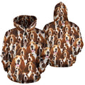 Basset Hound Unisex 3D Hoodie All Over Print
