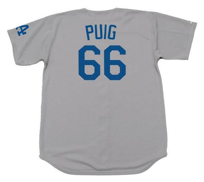 Yasiel Puig Los Angeles Dodgers 2016 Away Baseball Stitched Jersey | CTJS0011