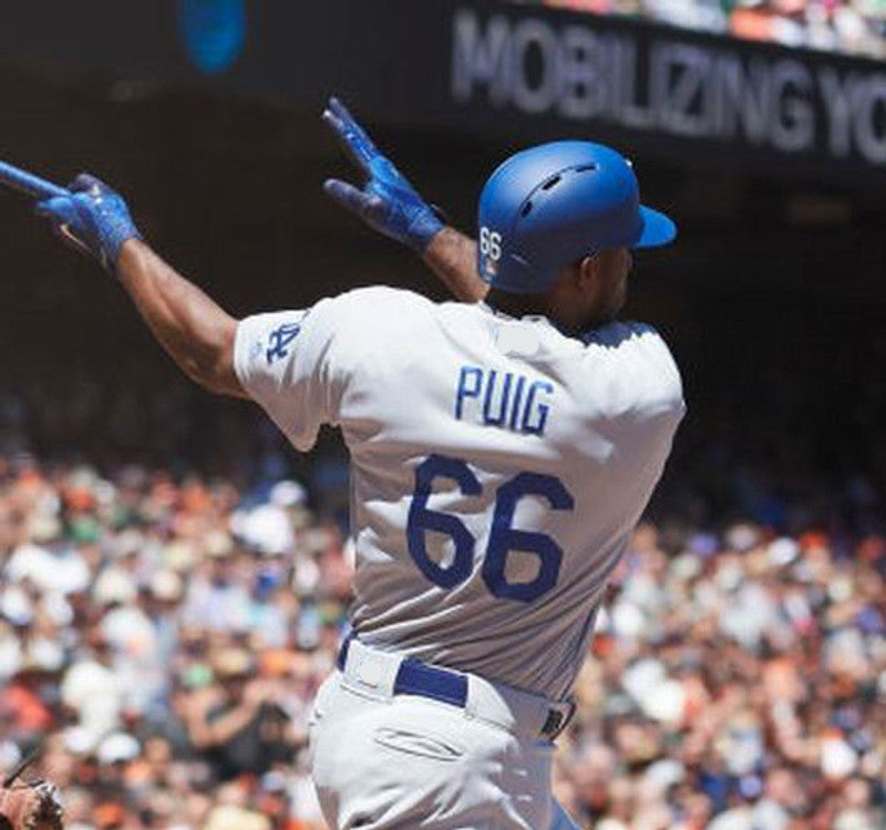 Yasiel Puig Los Angeles Dodgers 2016 Away Baseball Stitched Jersey | CTJS0011