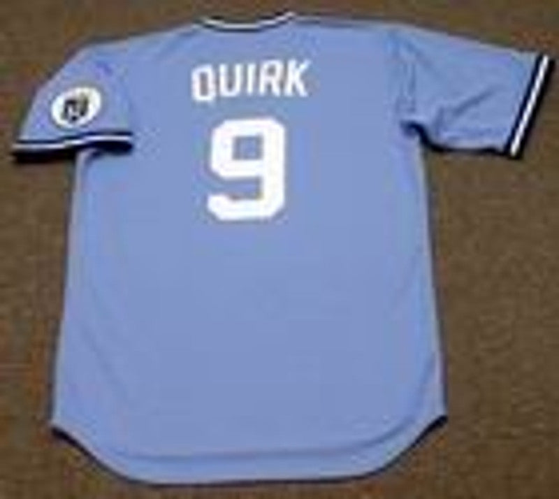Jamie Quirk Kansas City Royals 1980 Cooperstown Throwback Baseball Stitched Jersey | CTJS1789