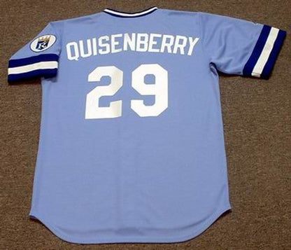 Dan Quisenberry Kansas City Royals 1985 Away Throwback Baseball Stitched Jersey | CTJS2446