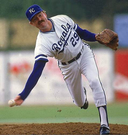 Dan Quisenberry Kansas City Royals 1985 Home Throwback Baseball Stitched Jersey | CTJS2445