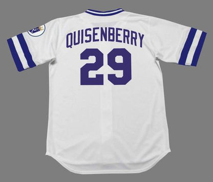 Dan Quisenberry Kansas City Royals 1985 Home Throwback Baseball Stitched Jersey | CTJS2445