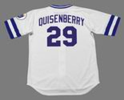 Dan Quisenberry Kansas City Royals 1985 Home Throwback Baseball Stitched Jersey | CTJS2445