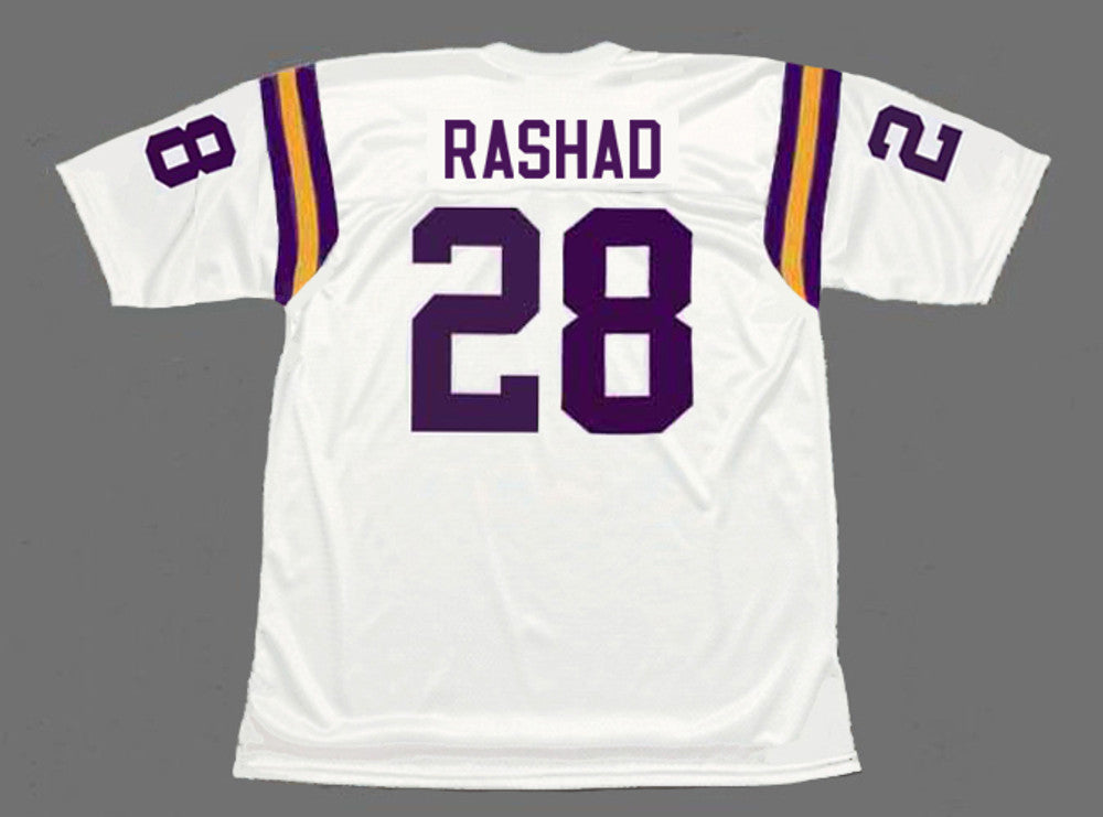 Minnesota Vikings Ahmad Rashad NFL jersey front view