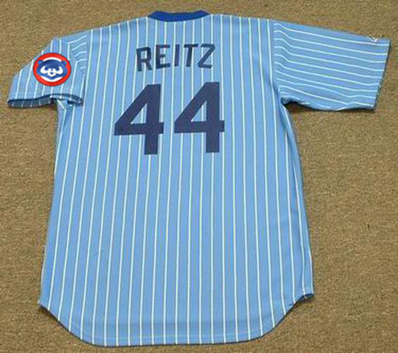 Ken Reitz Chicago Cubs 1981 Cooperstown Away Baseball Stitched Jersey | CTJS1372