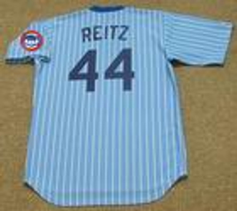 Ken Reitz Chicago Cubs 1981 Cooperstown Away Baseball Stitched Jersey | CTJS1372