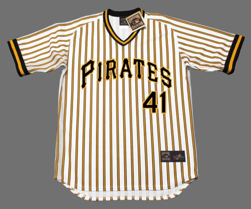 Jerry Reuss Pittsburgh Pirates 1977 Cooperstown Home Baseball Stitched Jersey | CTJS1725