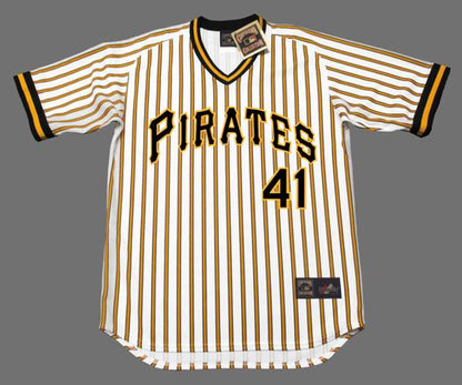 Jerry Reuss Pittsburgh Pirates 1977 Cooperstown Home Baseball Stitched Jersey | CTJS1725