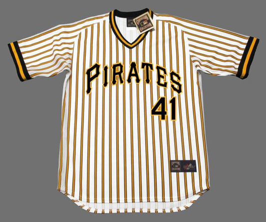 Jerry Reuss Pittsburgh Pirates 1977 Cooperstown Home Baseball Stitched Jersey | CTJS1725