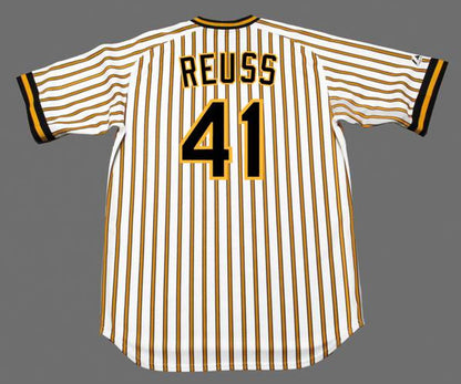Jerry Reuss Pittsburgh Pirates 1977 Cooperstown Home Baseball Stitched Jersey | CTJS1725