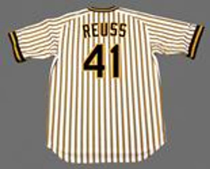 Jerry Reuss Pittsburgh Pirates 1977 Cooperstown Home Baseball Stitched Jersey | CTJS1725