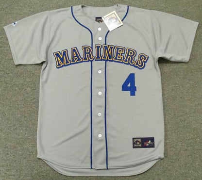 Harold Reynolds Seattle Mariners 1987 Cooperstown Away Baseball Stitched Jersey | CTJS1885