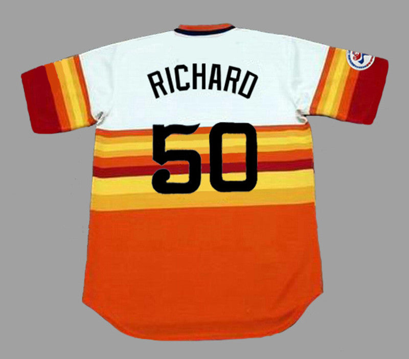 Jr Richard Houston Astros 1976 Cooperstown Home Baseball Stitched Jersey | CTJS1826