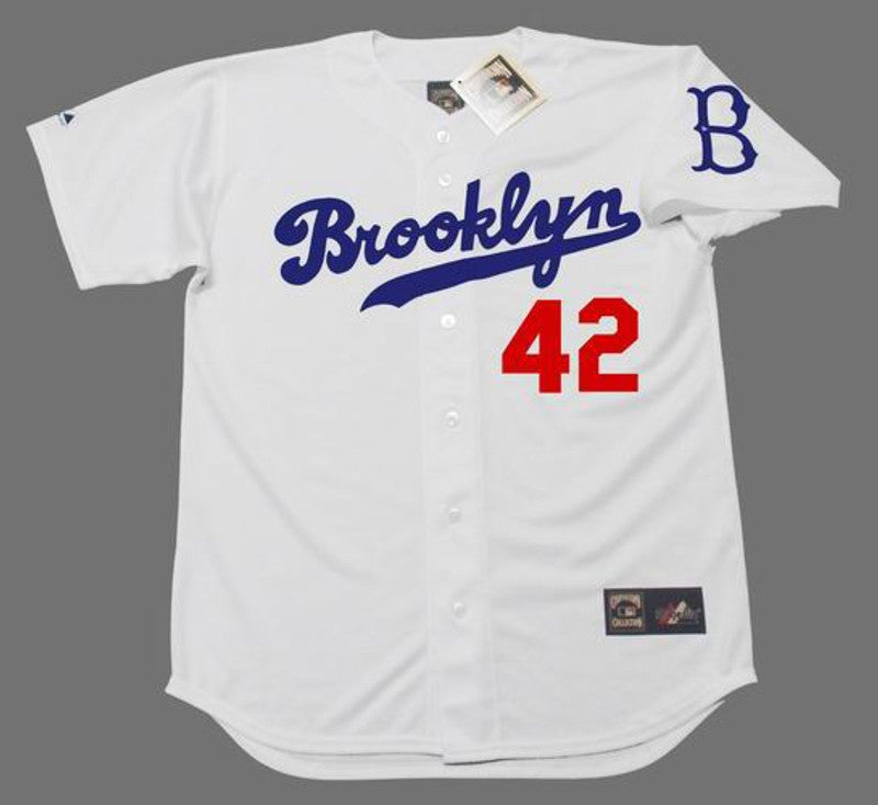 Jackie Robinson Brooklyn Dodgers 1950S Home Baseball Throwback Stitched Jersey | CTJS1802