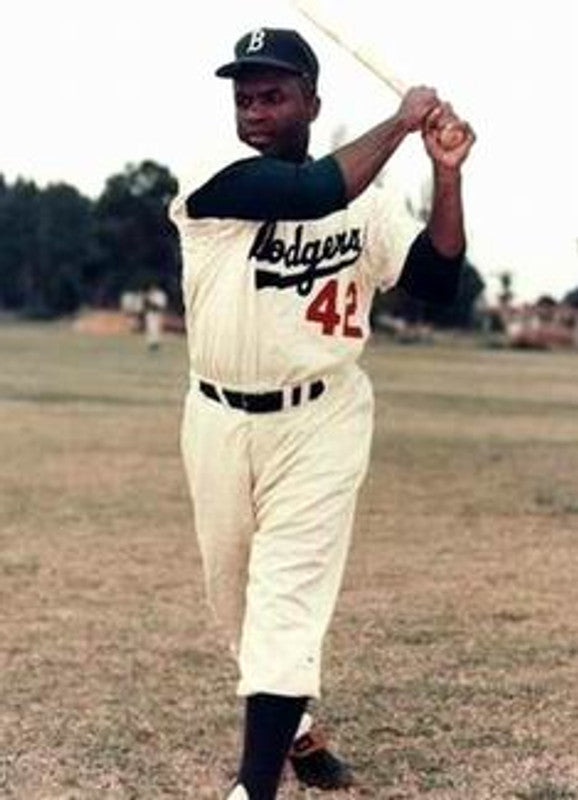 Jackie Robinson Brooklyn Dodgers 1950S Home Baseball Throwback Stitched Jersey | CTJS1802