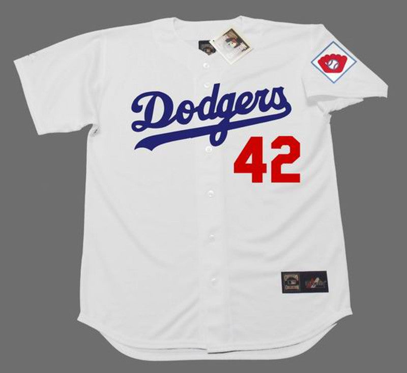 Jackie Robinson Brooklyn Dodgers 1951 Home Baseball Throwback Stitched Jersey | CTJS1801