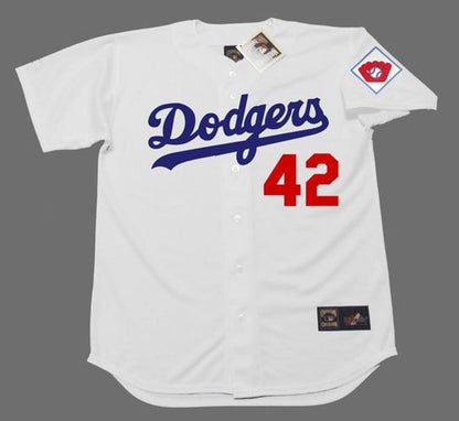 Jackie Robinson Brooklyn Dodgers 1951 Home Baseball Throwback Stitched Jersey | CTJS1801