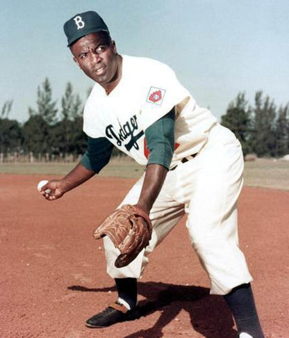 Jackie Robinson Brooklyn Dodgers 1951 Home Baseball Throwback Stitched Jersey | CTJS1801