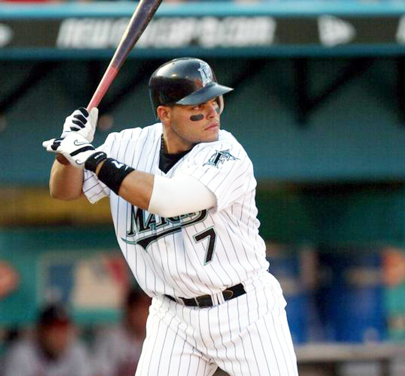 Ivan Rodriguez Florida Marlins 2003 Home Throwback Baseball Stitched Jersey | CTJS1835