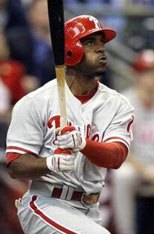 Jimmy Rollins Philadelphia Phillies 2008 Throwback Away Baseball Stitched Jersey | CTJS1644