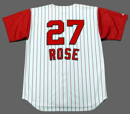 Pete Rose Cincinnati Reds 1963 Home Throwback Baseball Stitched Jersey | CTJS0826