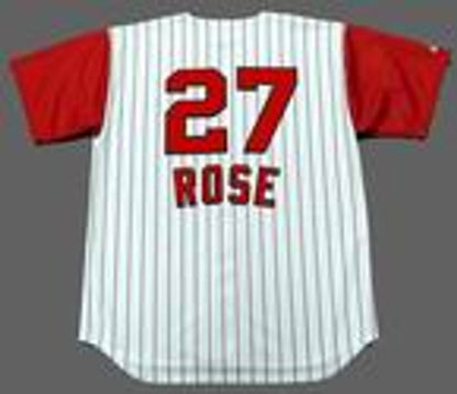 Pete Rose Cincinnati Reds 1963 Home Throwback Baseball Stitched Jersey | CTJS0826