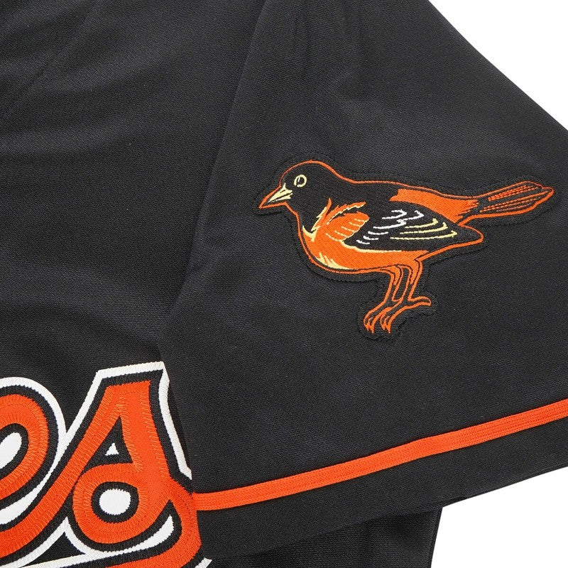 Mike Mussina 1997 Baltimore Orioles Alt Black Jersey W Jackie 50Th Patch | CTJS3244