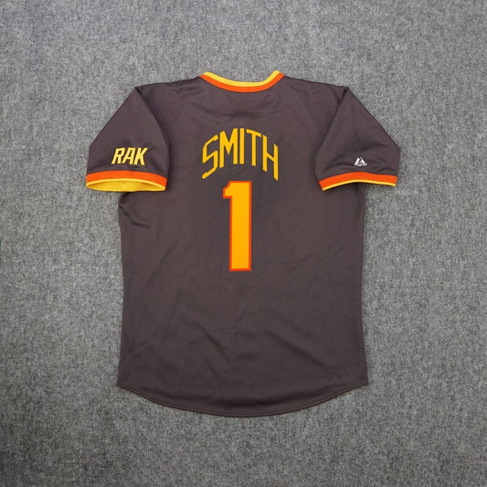 Ozzie Smith 1984 San Diego Padres Cooperstown Brown Away Throwback Jersey | CTJS3325