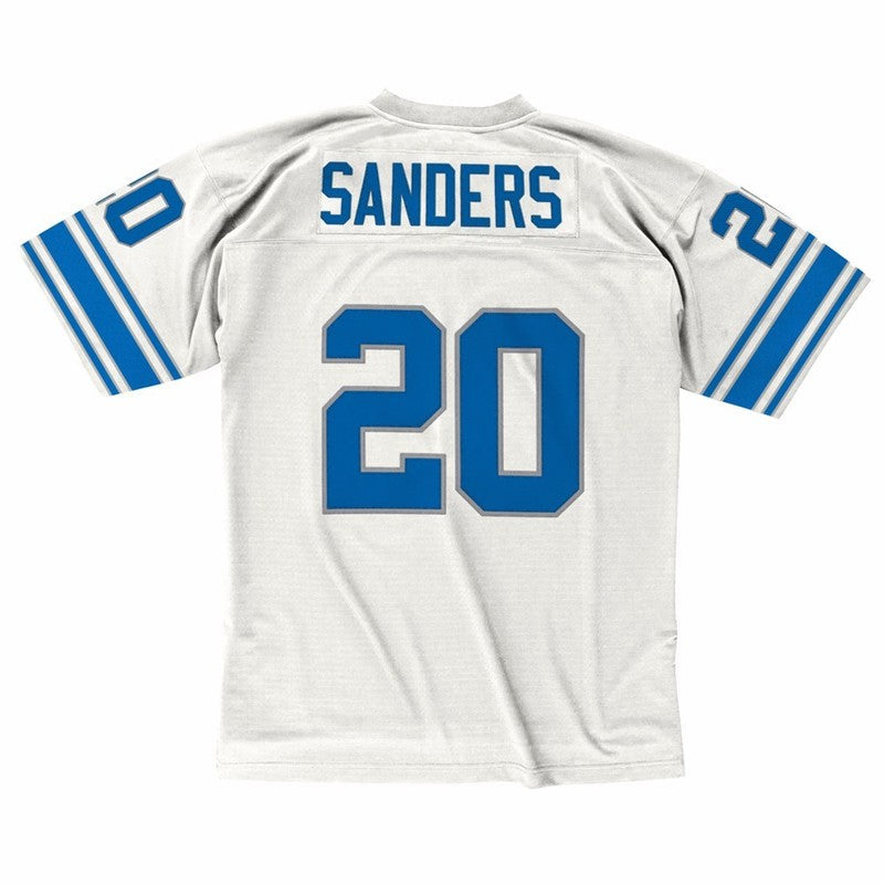 Barry Sanders 1996 Detroit Lions Road White Legacy Jersey | CTJS3307