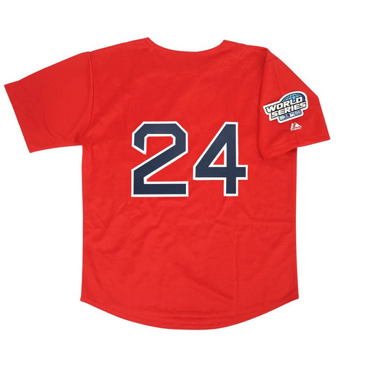 Manny Ramirez 2004 Boston Red Sox World Series Alt Red Jersey M 2Xl | CTJS3279