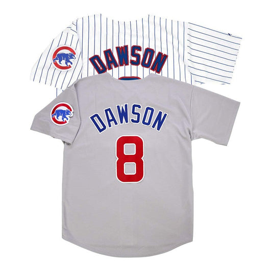 Andre Dawson Chicago Cubs Home White Road Grey Jersey W Patch | CTJS3347